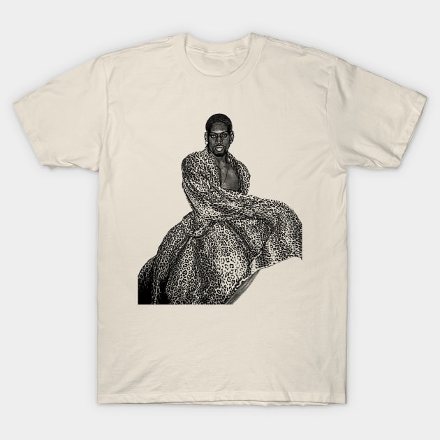 The Worm - Dennis Rodman T-Shirt by Zluenhurf